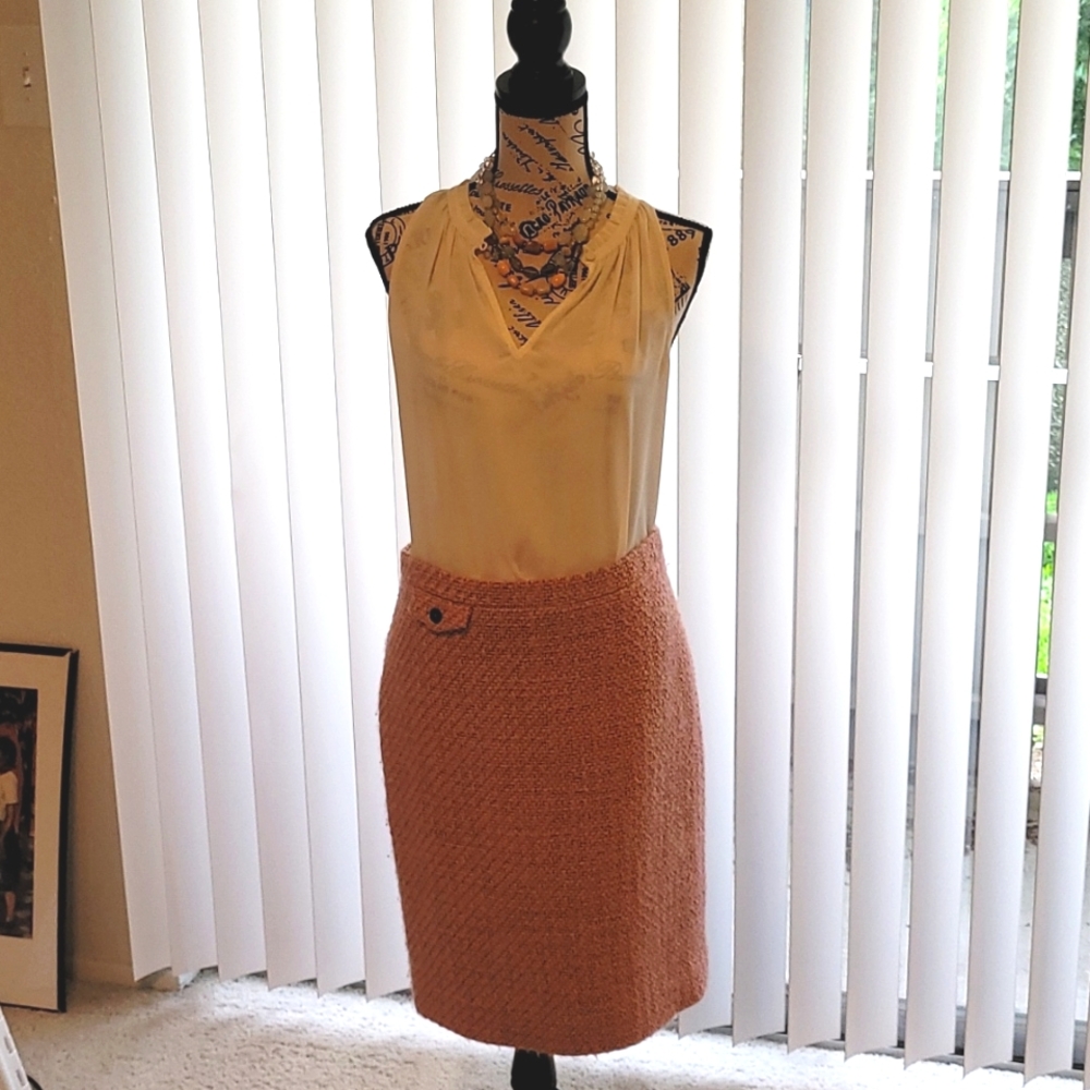 J Crew Tweed Pencil Skirt